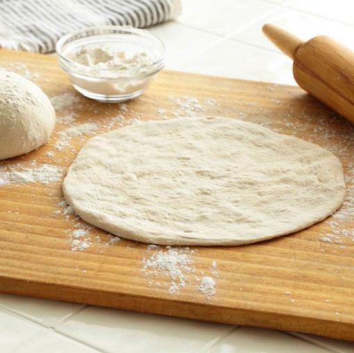 خمیر پیتزا منجمد تک نفره 100 گرمی رژیمی | کتوژنیک - با آرد بادام - بسته 2 تایی