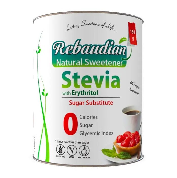 شیرین کننده طبیعی استویا - حاوی اریتریتول