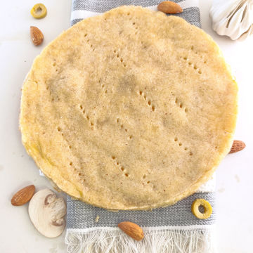 نان پیتزا پیش پخت تک نفره 100 گرمی رژیمی | کتوژنیک - با آرد بادام - بسته 3 و 6 تایی