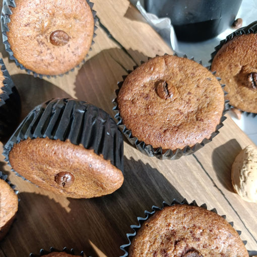 کاپ کیک قهوه رژیمی و پروتئینه با آرد بادام و استویا - شیرین اما بدون قند (کتوژنیک)