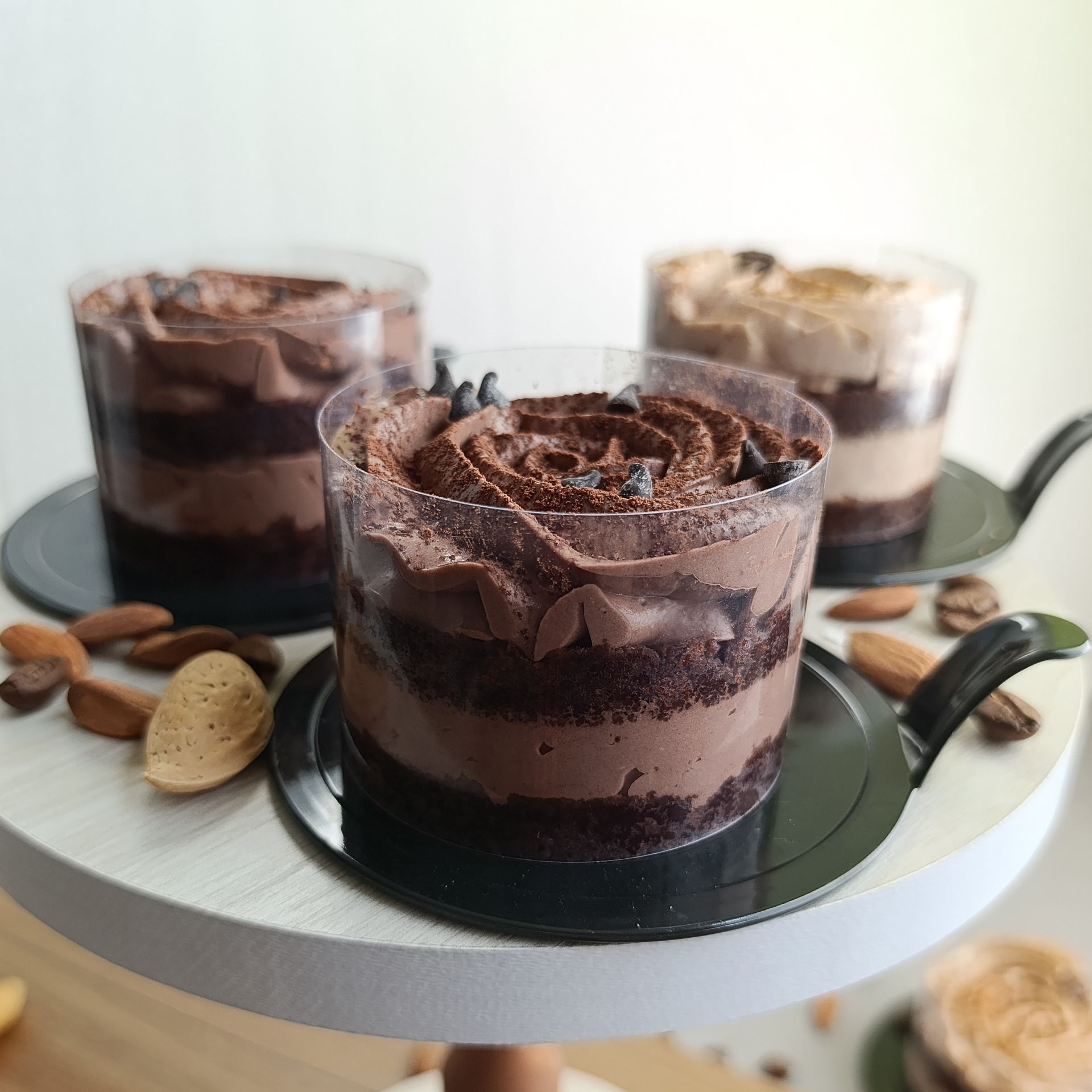 کیک شکلاتی پرسی رژیمی | کتوژنیک و دیابتیک - بسته دو عددی - شیرین اما بدون قند