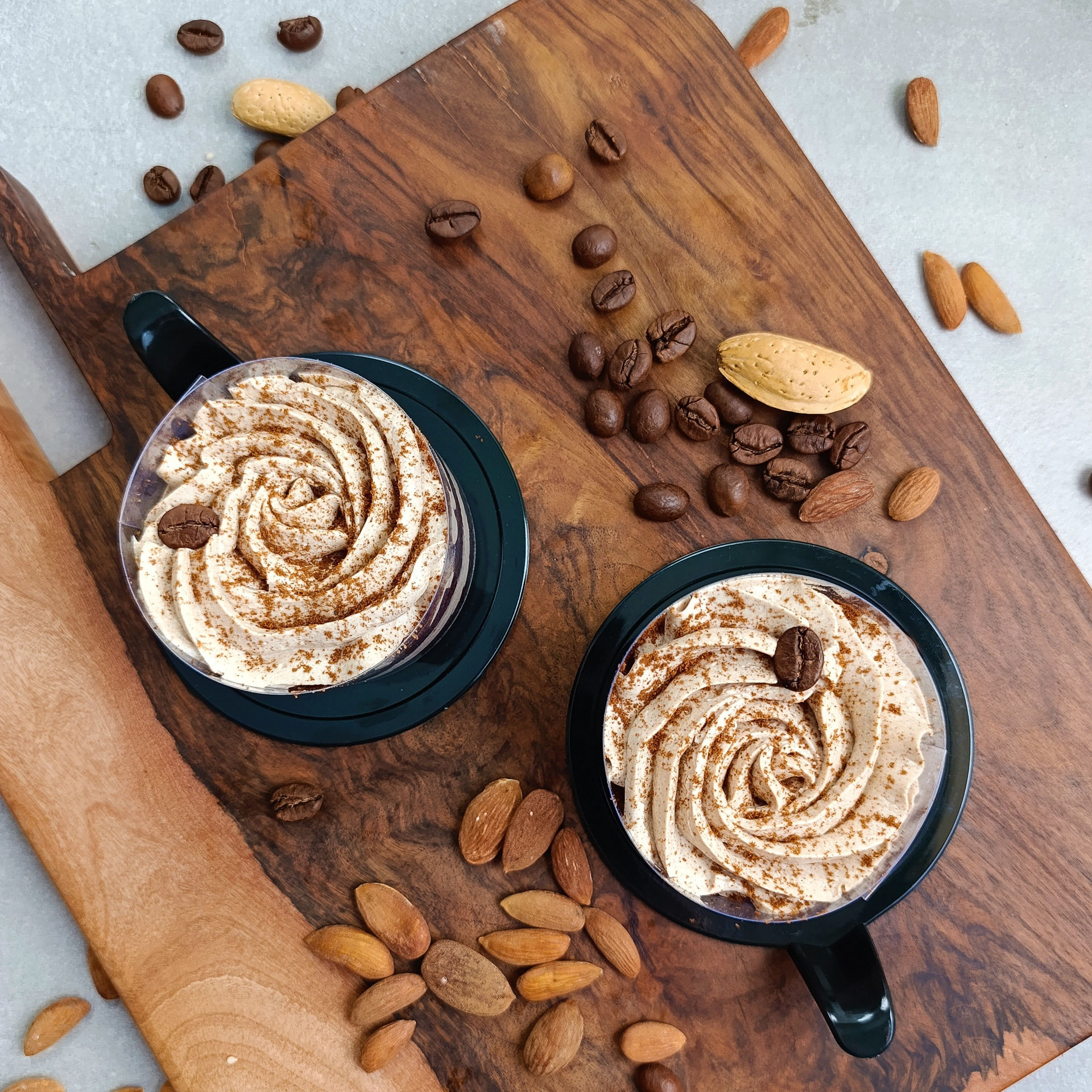 کیک قهوه پرسی رژیمی | کتوژنیک و دیابتیک - بسته دو عددی - شیرین اما بدون قند