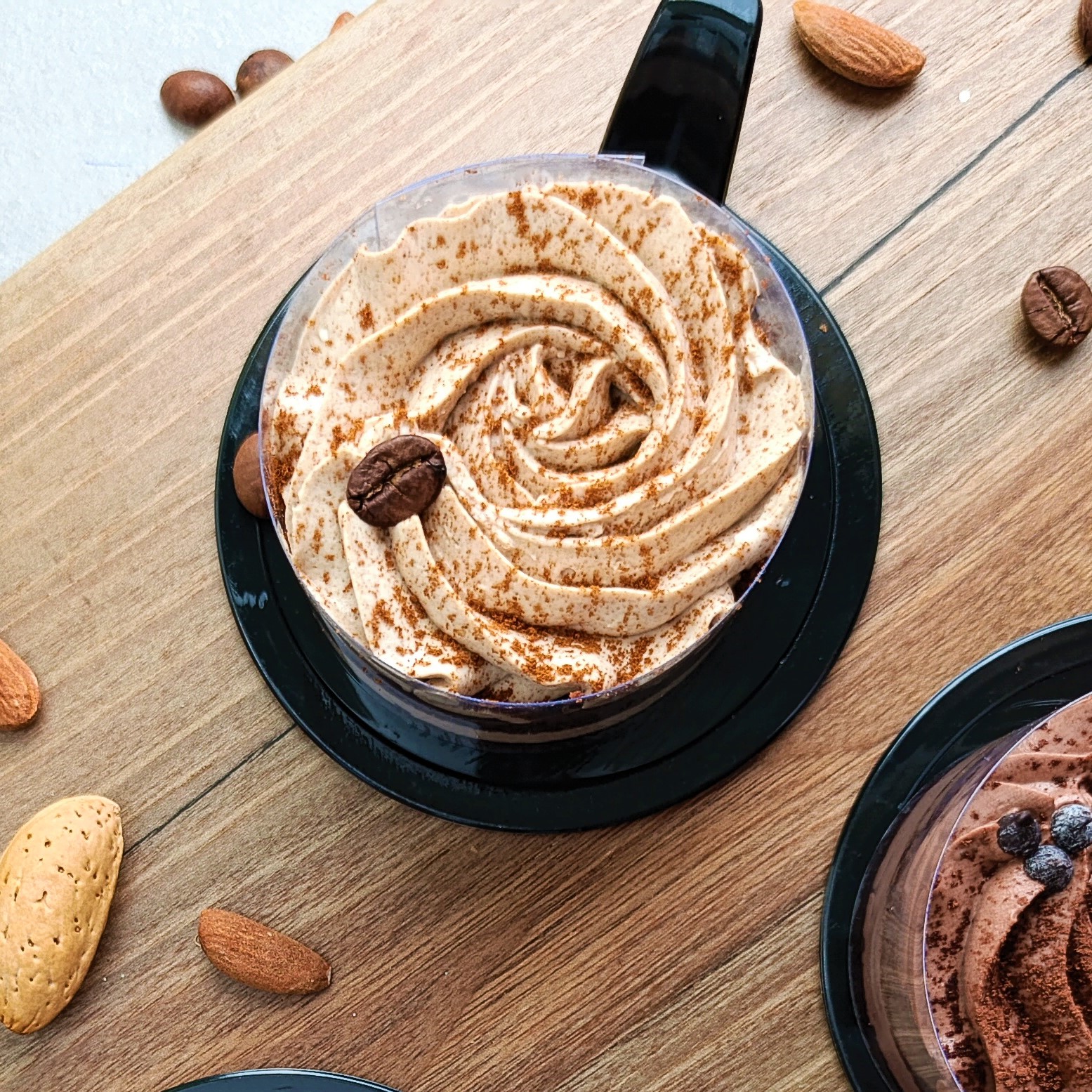 کیک قهوه پرسی رژیمی | کتوژنیک و دیابتیک - بسته دو عددی - شیرین اما بدون قند